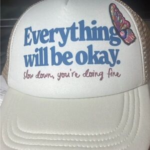 NATURAL LIFE Cream and Tan Trucker Hat